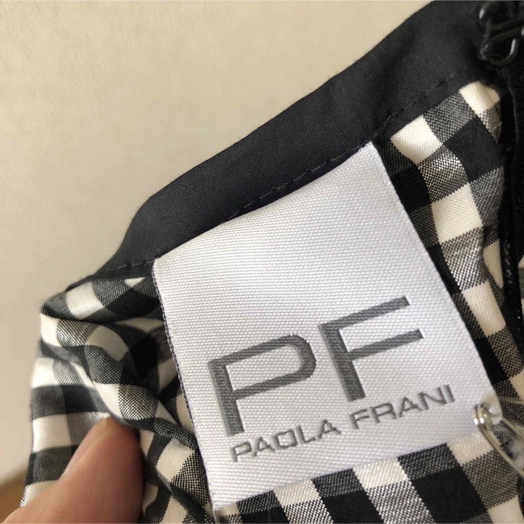 PAOLA FRANI(パオラフラーニ)のパオラフラーニ チェックワンピース 新品タグ付き レディースのワンピース(ミニワンピース)の商品写真