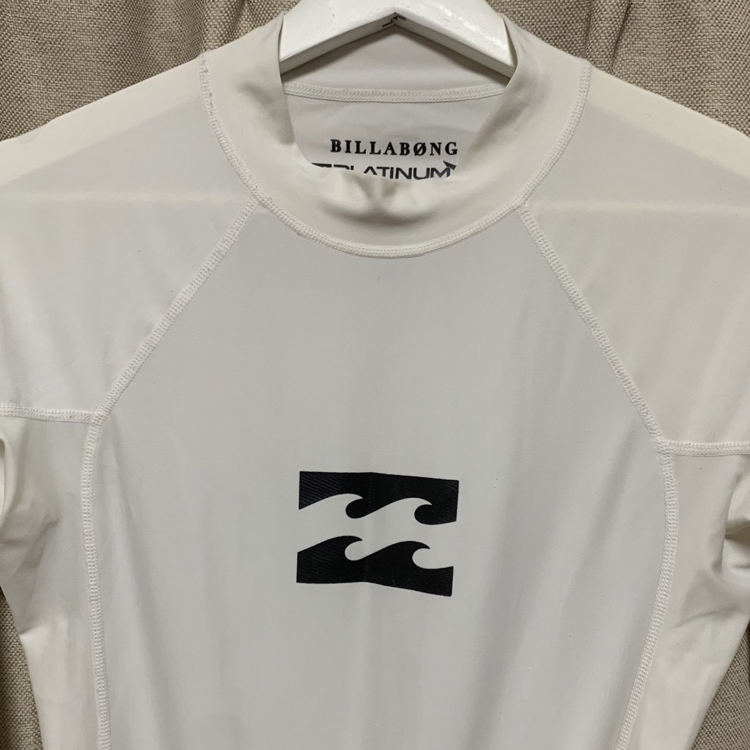 billabong(ビラボン)のBILLABONG ラッシュガード　メンズMホワイト白 メンズの水着/浴衣(水着)の商品写真