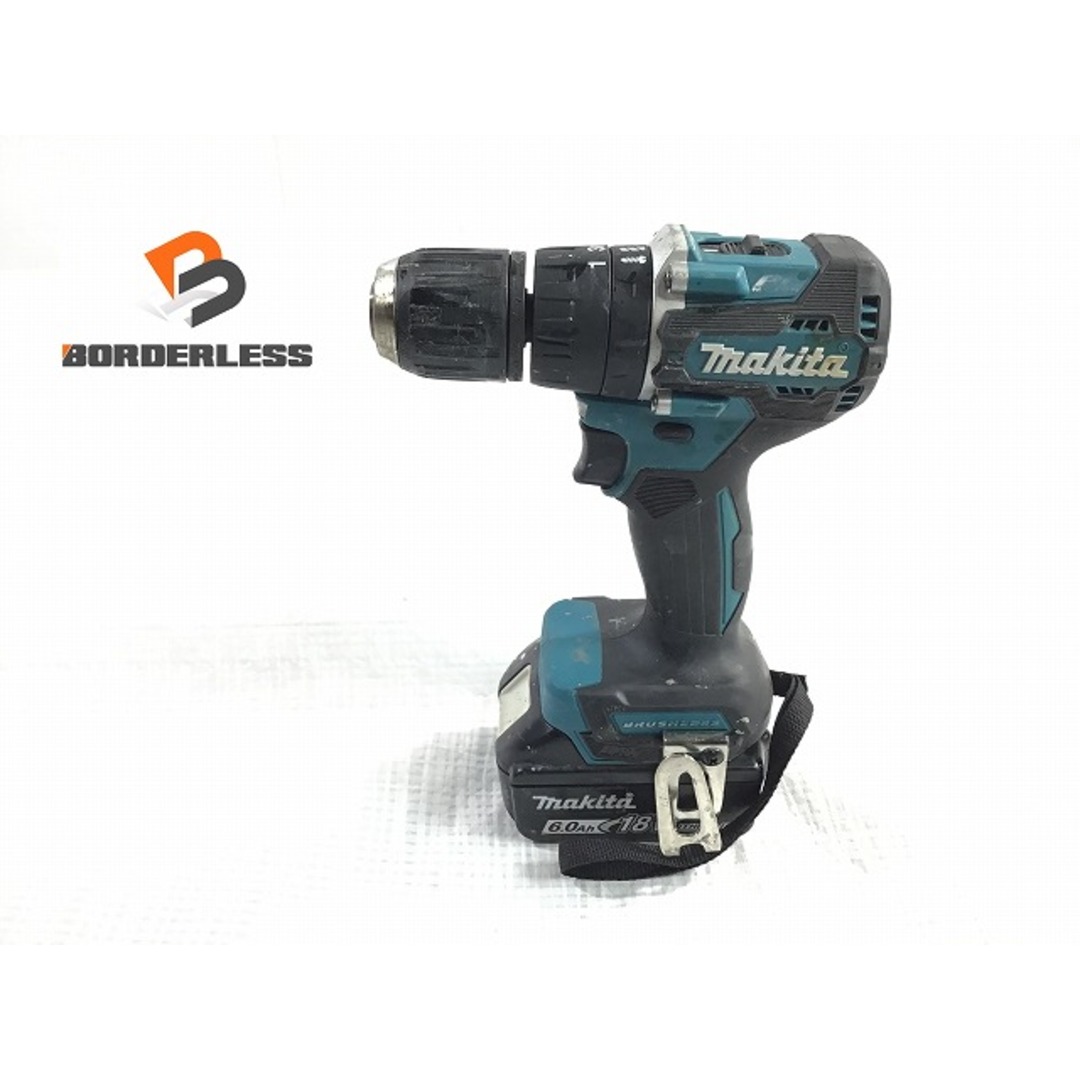 ☆品☆makita マキタ 18V 充電式震動ドライバドリル HP487D バッテリー1個(18V 6.0Ah)付き 75409