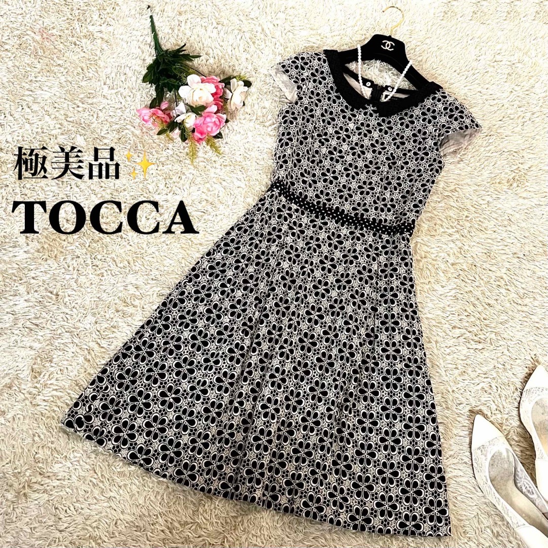 TOCCA❁ベージュ系❁刺繍ワンピース