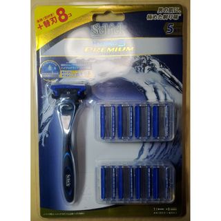 シック(Schick)のschick シック ハイドロ5プレミアム　本体（刃付き）＋替刃8個(カミソリ)