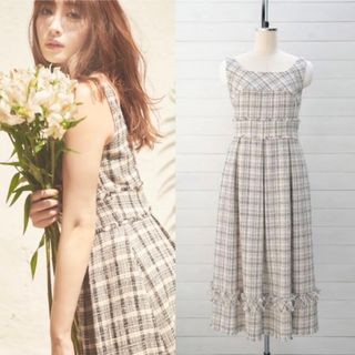 ハーリップトゥ(Her lip to)のHerlipto Summer Tweed Midi Dress(ロングワンピース/マキシワンピース)