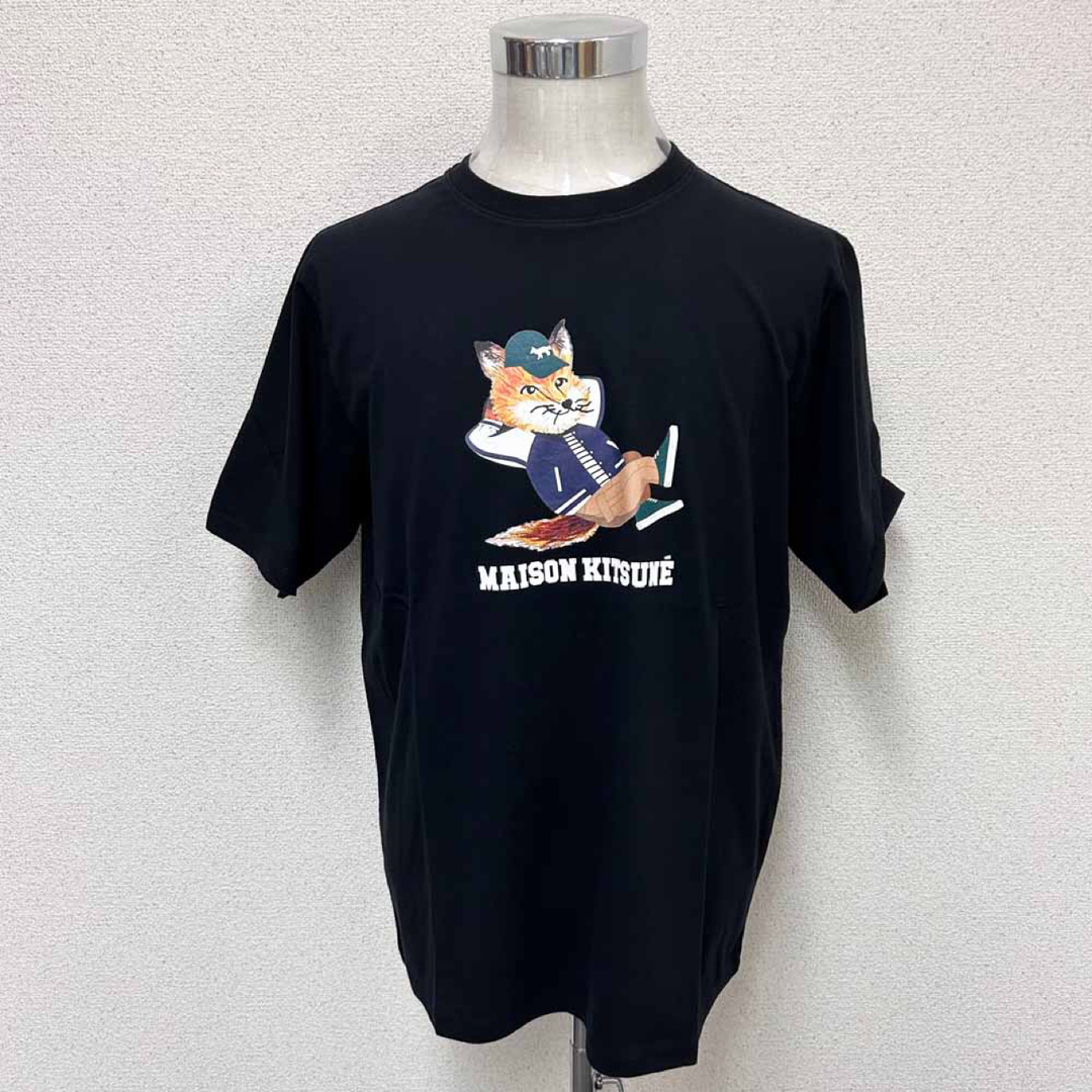 新品 メゾンキツネ 半袖Tシャツ KM103 ブラック Sサイズ