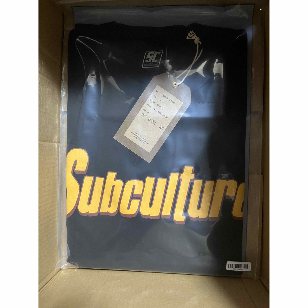 Tシャツ/カットソー(半袖/袖なし)SUBCULTURE T-SHIRT / BLACK × 1 Size2