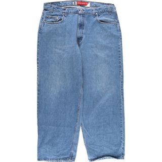 リーバイス(Levi's)の古着 ビッグサイズ 90年代 リーバイス Levi's SILVER TAB シルバータブ LOOSE WIDE LEG ルーズワイドレッグ  デニムパンツ USA製 メンズw39 ヴィンテージ /eaa355501(デニム/ジーンズ)