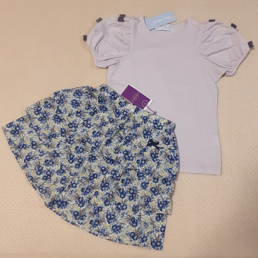 キッズ服女の子用(90cm~)【新品】　タルティーヌエショコラ　キュロット　Tシャツ