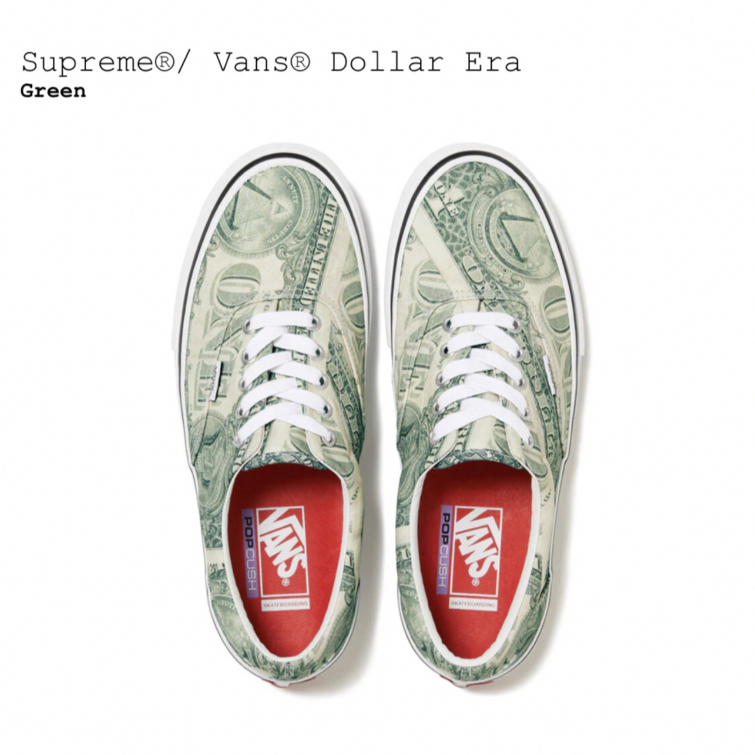 Supreme／VANS Eraシューズ - スニーカー