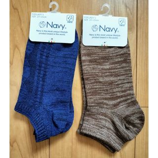 ネイビー(NAVY)の未使用★NAVY レディースショートソックス 2足セット(ソックス)