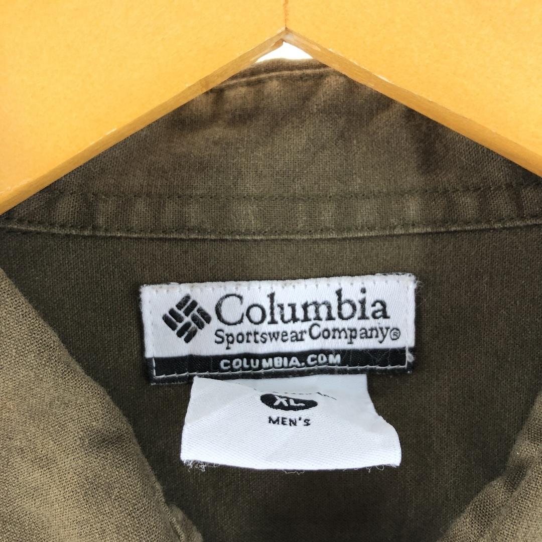 コロンビア Columbia 長袖 ハンティングシャツ メンズXL /eaa355558