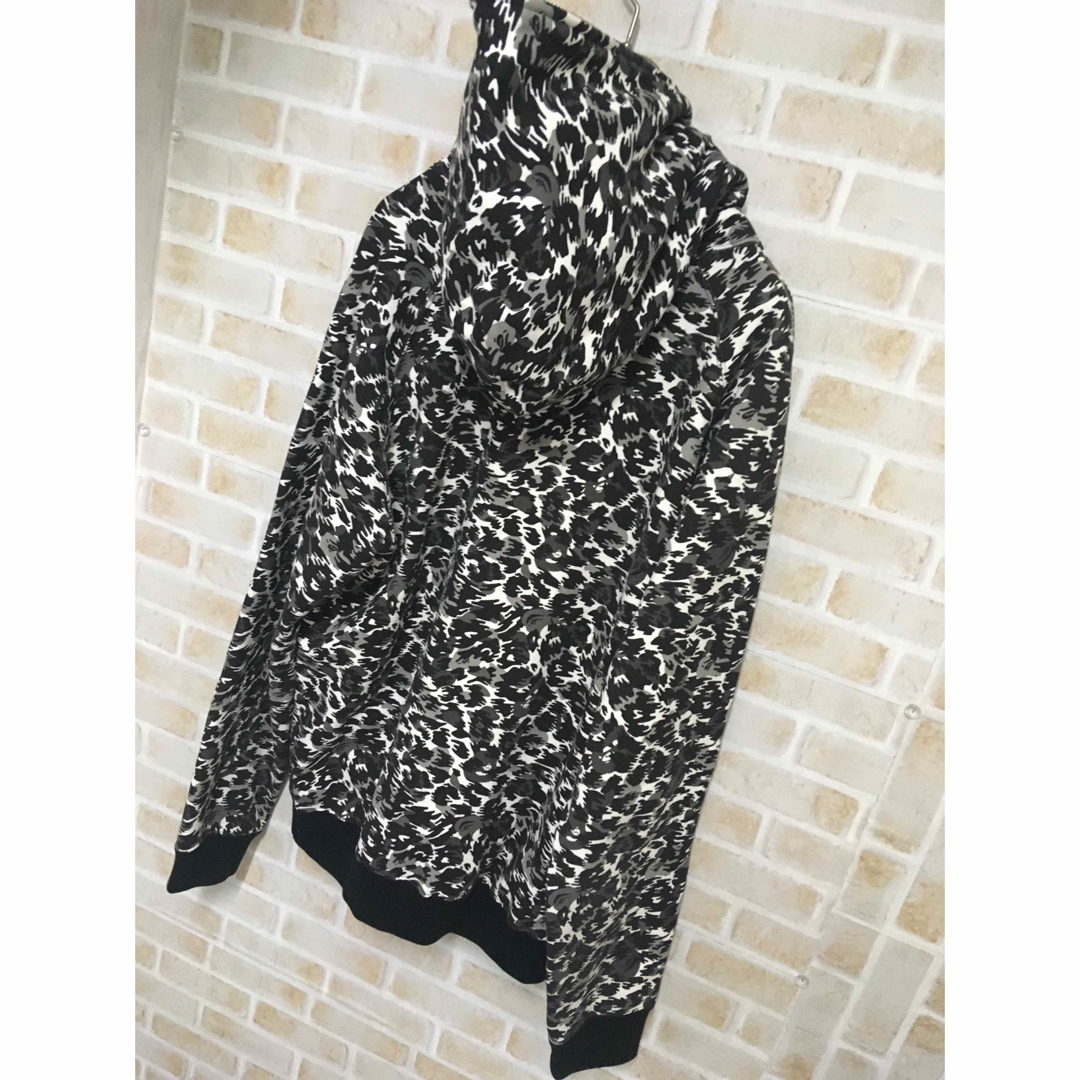 【即完売】A BATHING APE レオパード 隠れ猿 フルジップ 池田美優