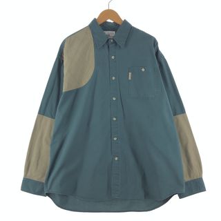 コロンビア(Columbia)の古着 コロンビア Columbia 長袖 ハンティングシャツ メンズXL /eaa355559(シャツ)