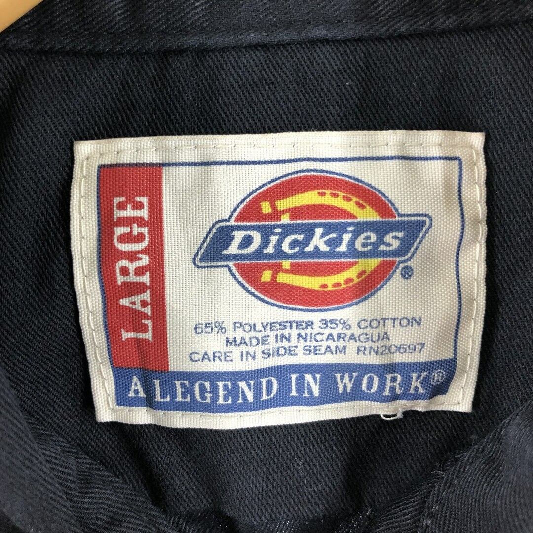 Dickies(ディッキーズ)の古着 ディッキーズ Dickies A LEGEND IN WORK 半袖 ワークシャツ メンズXL /eaa355870 メンズのトップス(シャツ)の商品写真