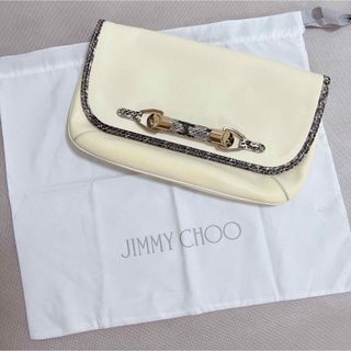 ジミーチュウ(JIMMY CHOO)のJIMMY CHOO ジミーチュウ / パイソン柄 クラッチバッグ(クラッチバッグ)