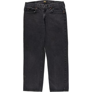 Lee - 古着 リー Lee REGULAR FIT ブラックジーンズ デニムパンツ