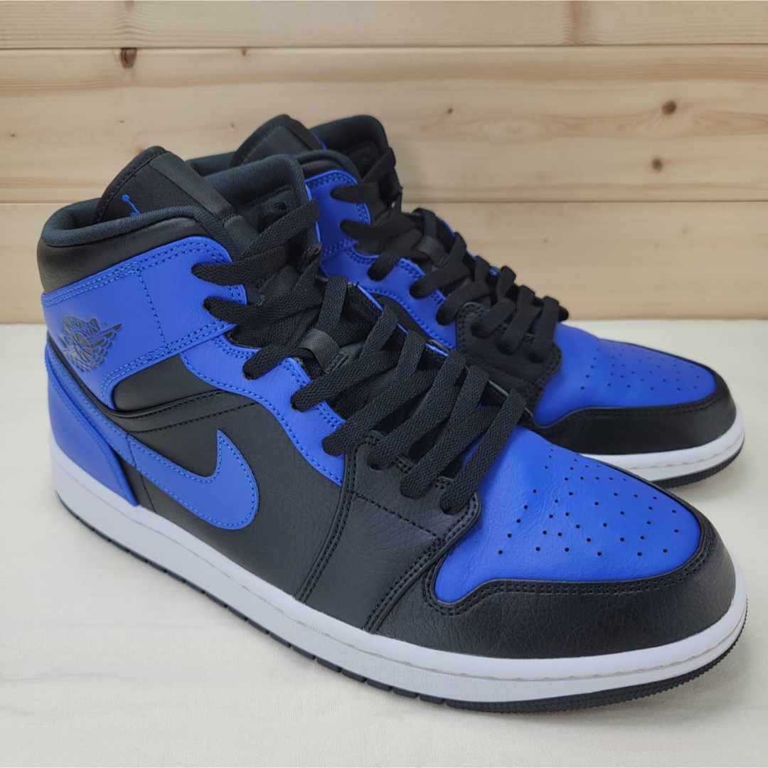 極美品 29cm nike airjordan1 mid HyperRoyal