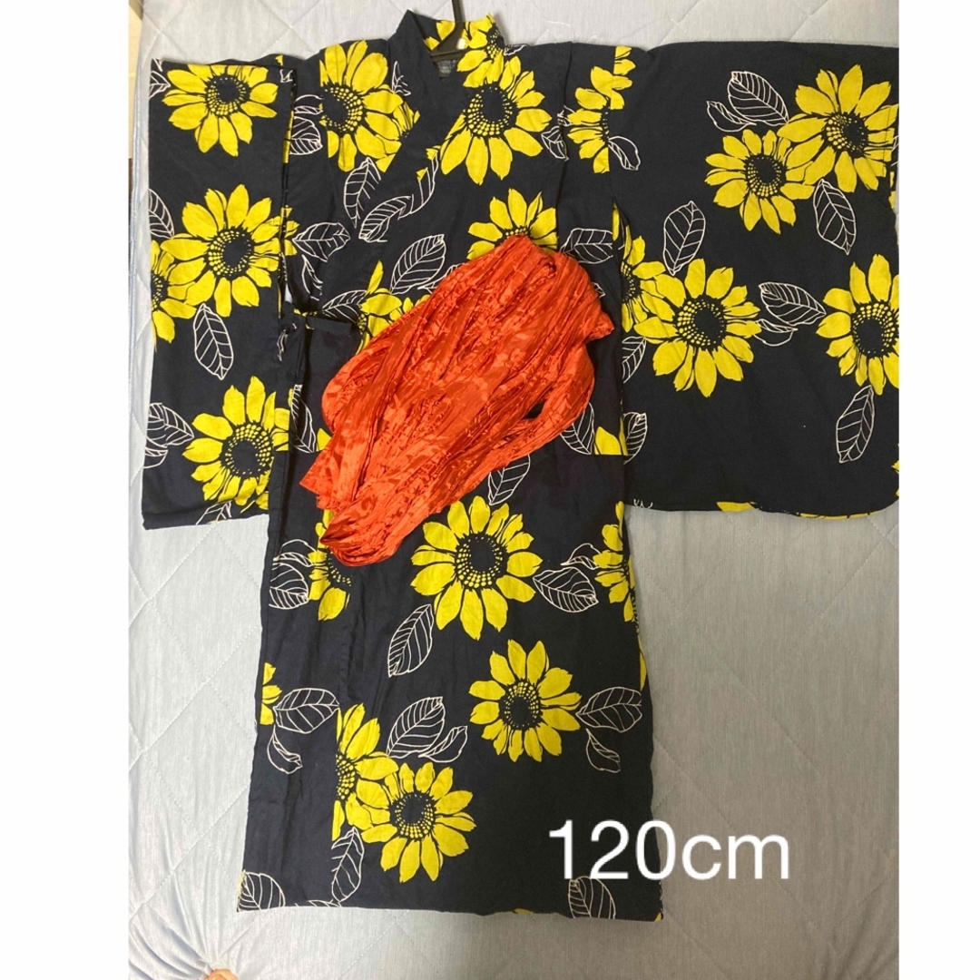 devirock(デビロック)の120cm devirock 浴衣 キッズ/ベビー/マタニティのキッズ服女の子用(90cm~)(甚平/浴衣)の商品写真