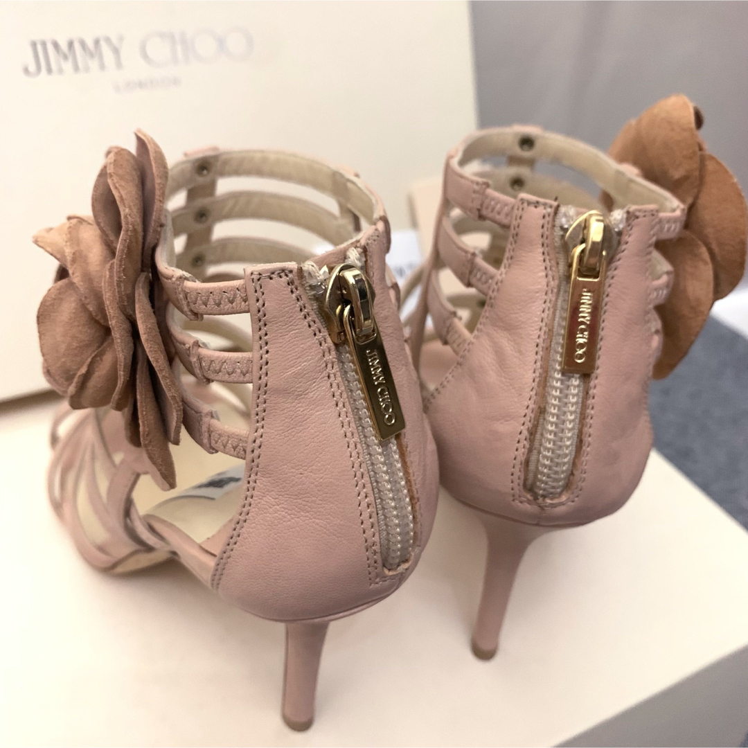 JIMMY CHOO(ジミーチュウ)の【定価9万程】JIMMY CHOO フラワーミュール サンダル レディースの靴/シューズ(サンダル)の商品写真