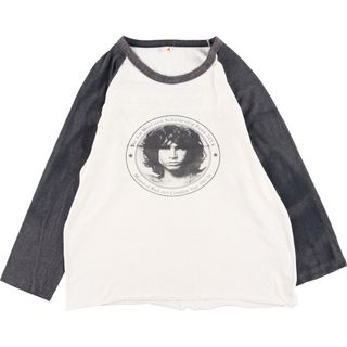 古着 80年代 THE DOORS ドアーズ ジムモリソン ラグラン バンドTシャツ