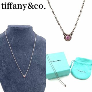 ティファニー(Tiffany & Co.)のTIFFANY&Co ティファニーネックレス　ピンクサファイア　(ネックレス)