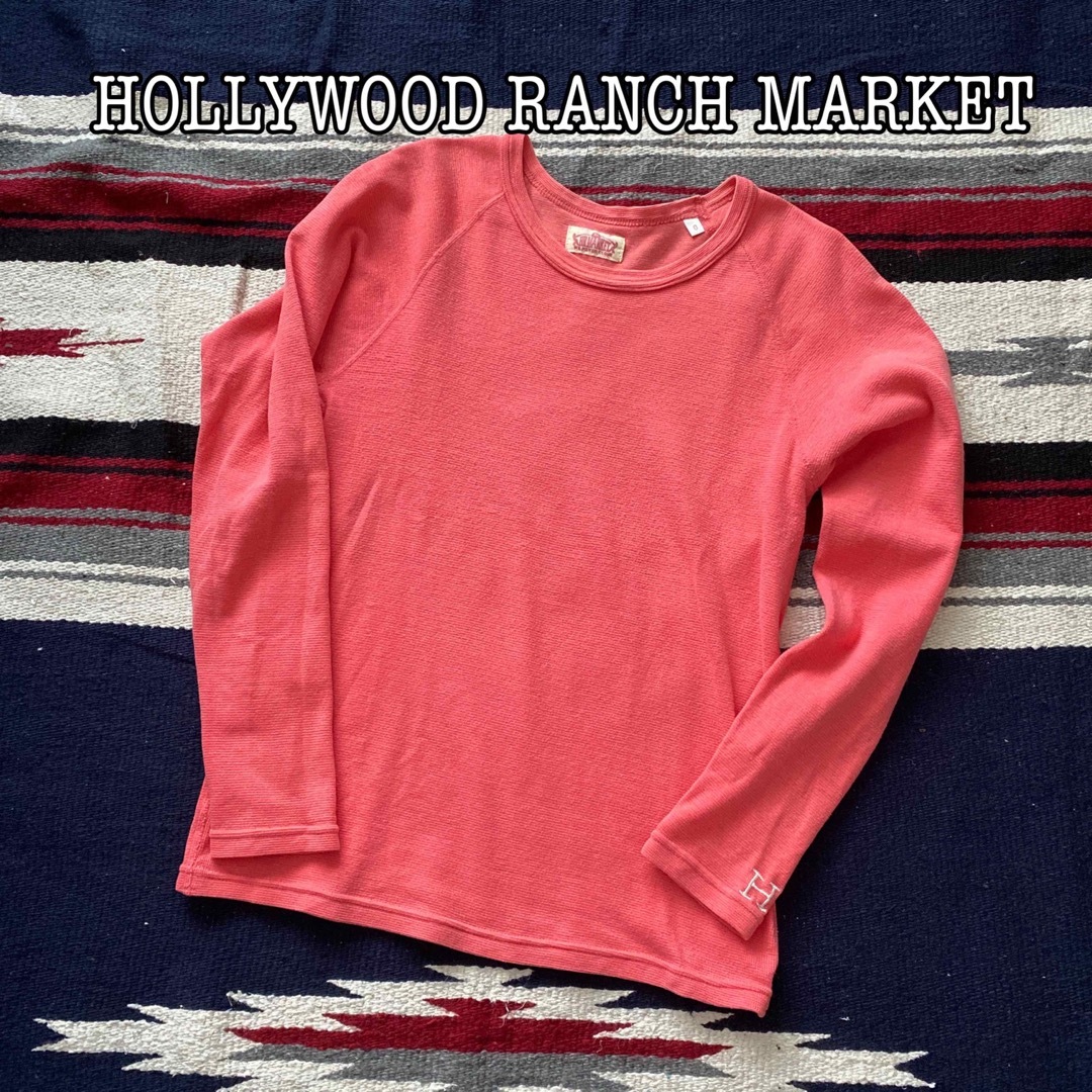 HOLLYWOOD RANCH MARKET ハリウッドランチマーケット ストレッチフライスロングスリーブTシャツ 日本製の通販 by moka ハリウッドランチマーケット 長袖Tシャツ