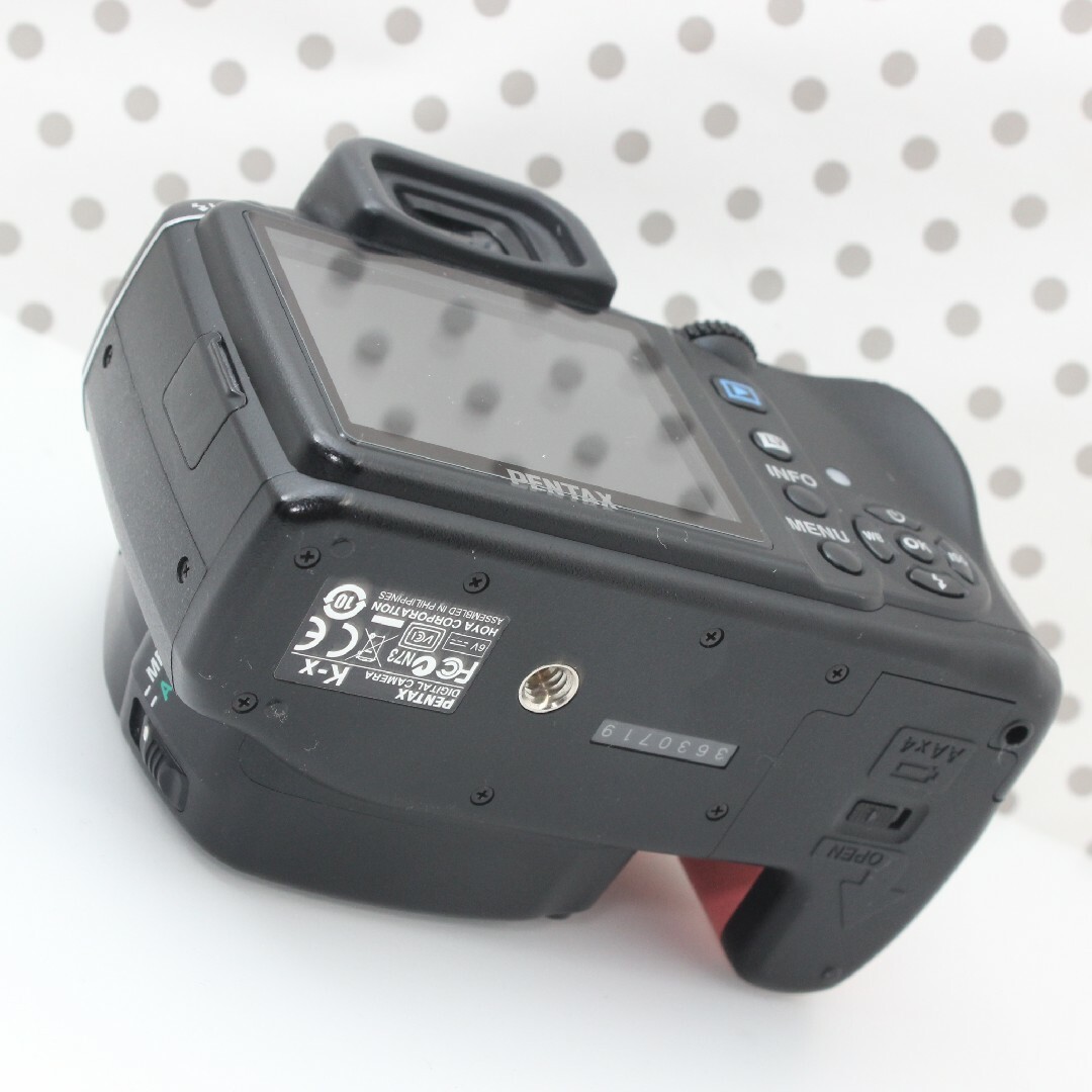 PENTAX(ペンタックス)の❤最終値下げ❤WiFi SDカード付き❤ ペンタックス K-x 一眼レフカメラ スマホ/家電/カメラのカメラ(デジタル一眼)の商品写真