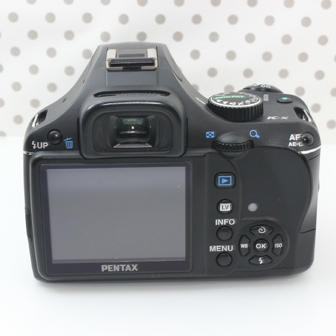 PENTAX(ペンタックス)の❤最終値下げ❤WiFi SDカード付き❤ ペンタックス K-x 一眼レフカメラ スマホ/家電/カメラのカメラ(デジタル一眼)の商品写真