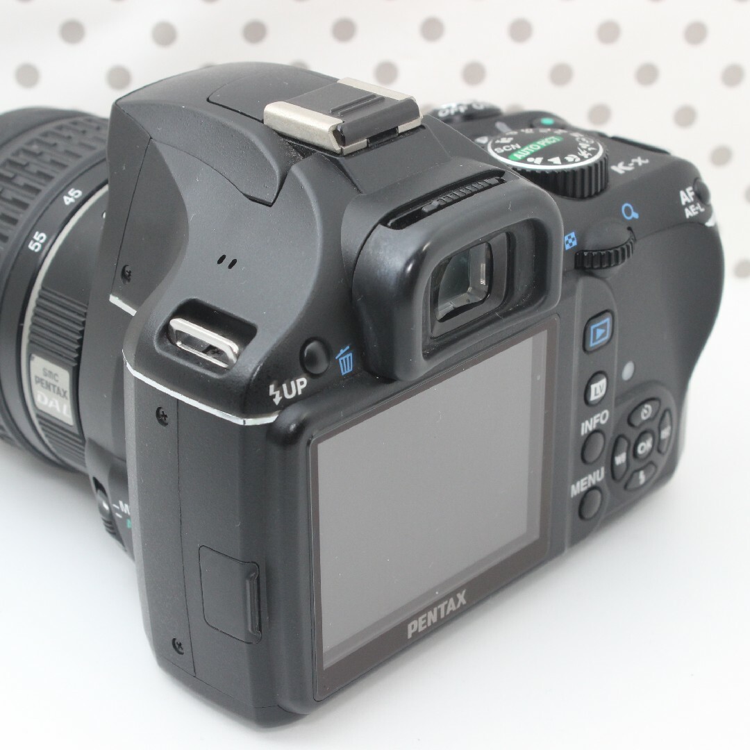 PENTAX(ペンタックス)の❤最終値下げ❤WiFi SDカード付き❤ ペンタックス K-x 一眼レフカメラ スマホ/家電/カメラのカメラ(デジタル一眼)の商品写真