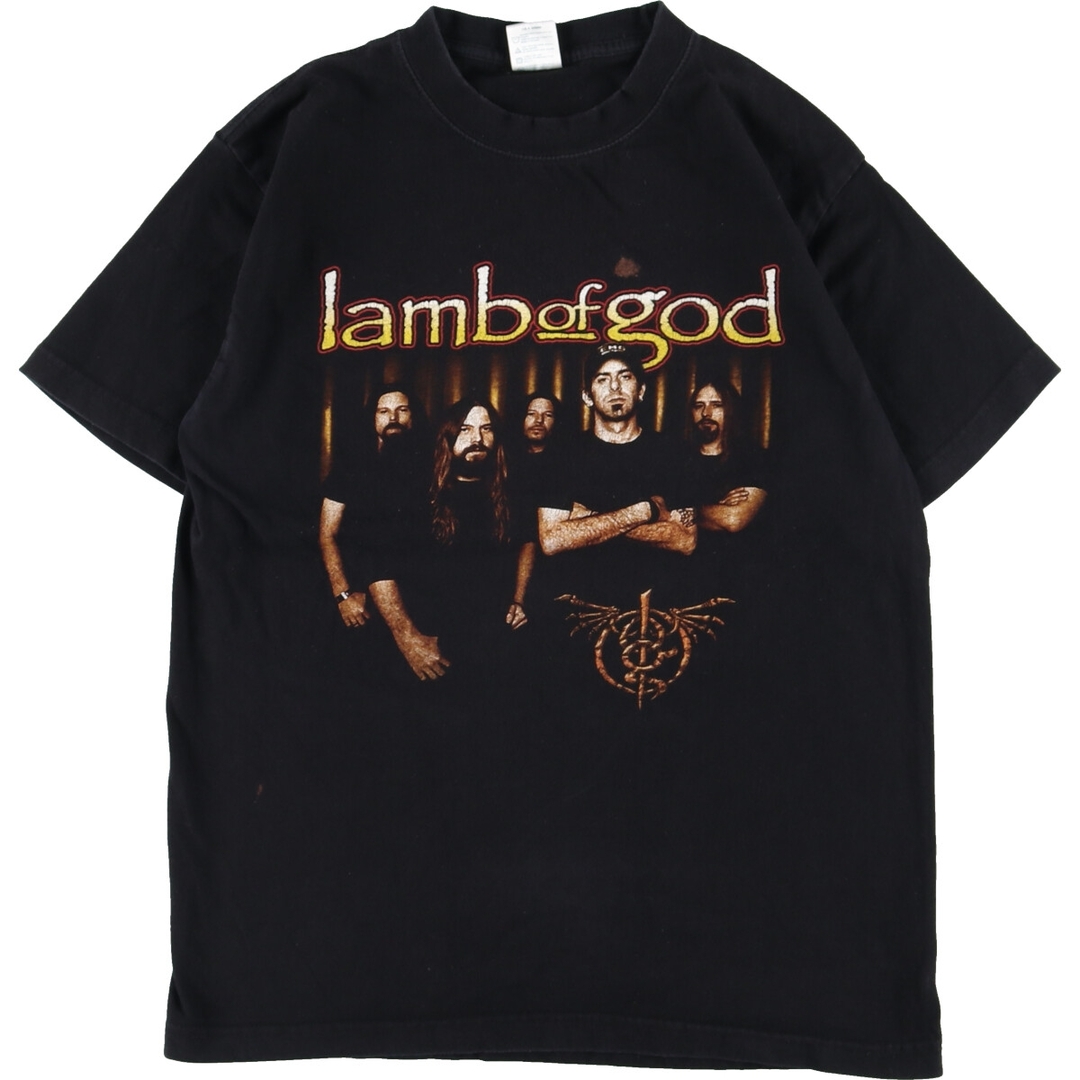 メンズM表記サイズIDEAL LAMB OG GOD ラムオブゴッド 両面プリント バンドTシャツ バンT メンズM /eaa349186