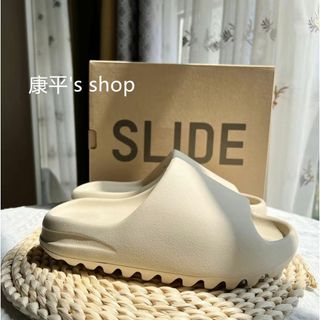 adidas 2023SS YEEZY SLIDE Azure ID4133 アディダス イージースライド アズズール シャワーサンダル ブルー サイズUS9(27.5cm)【230719】【新古品】【me04】