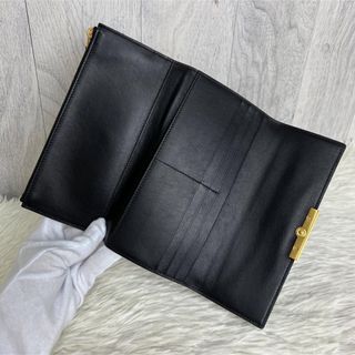 新品♡保存袋♡箱付♡ゴールド金具♡ボッテガヴェネタ フラップ ウォレット 長財布