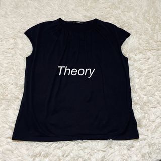 セオリー(theory)のお値下げ♫新品♫Theory セオリー　ブラック　カットソー　サイズS(カットソー(半袖/袖なし))