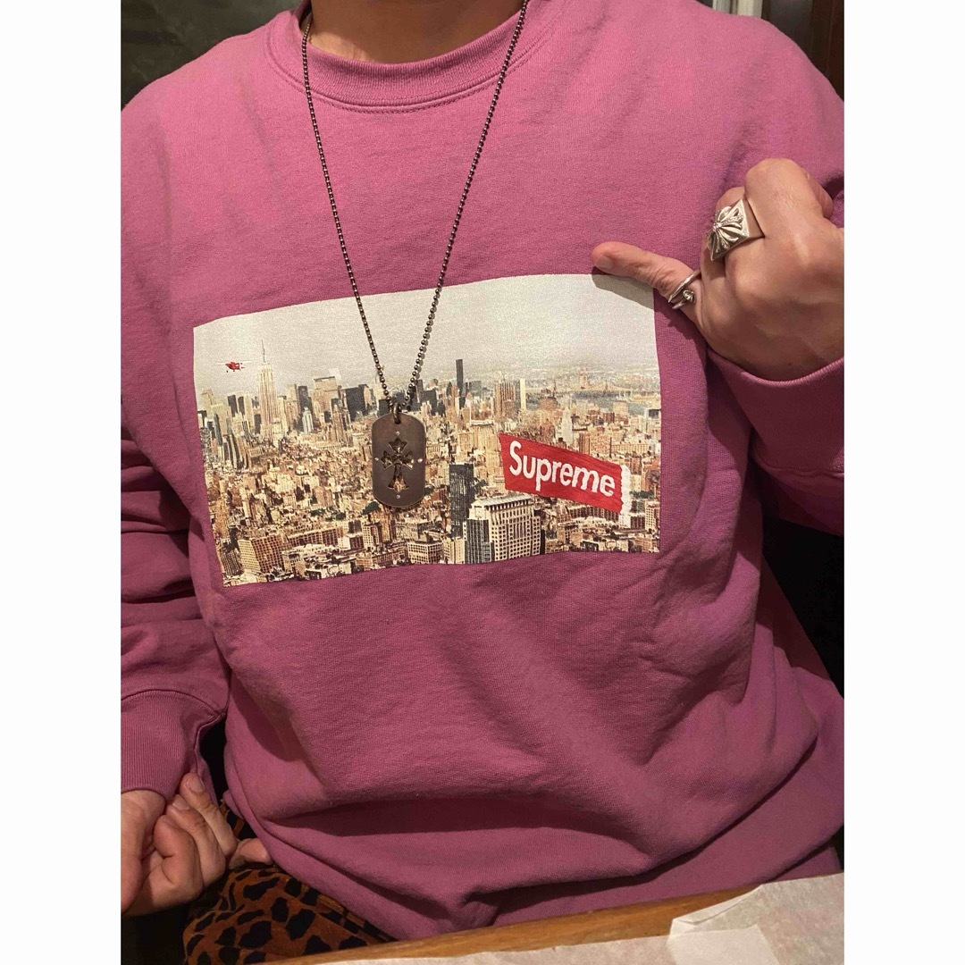 Supreme(シュプリーム)のSupreme - Aerial エアリアル スウェット 紫　XL  航空写真 メンズのトップス(スウェット)の商品写真