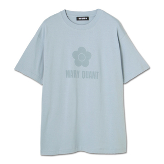 マリークワント(MARY QUANT)のマリークワント　オーガニックコットンTシャツ　ブルー(Tシャツ(半袖/袖なし))