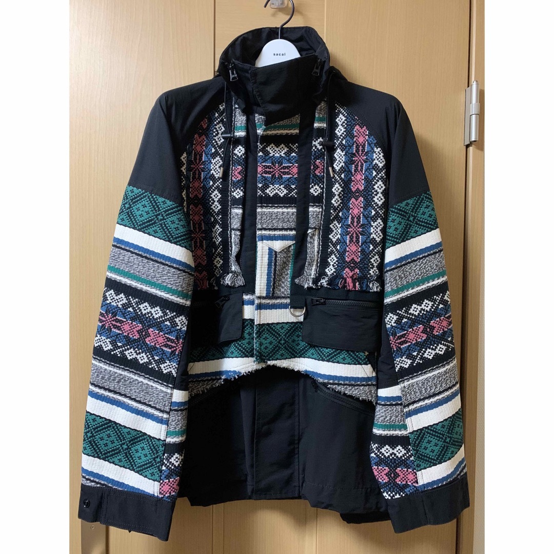 sacai(サカイ)のsacai 22SS Rug Jacquard Blouson ラグジャガード1 メンズのジャケット/アウター(ブルゾン)の商品写真