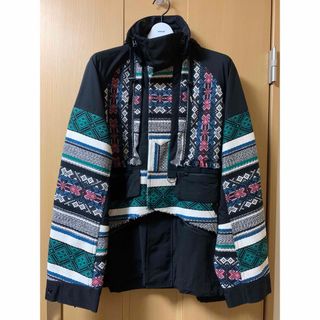 sacai ラグジャガードジャケット　美品