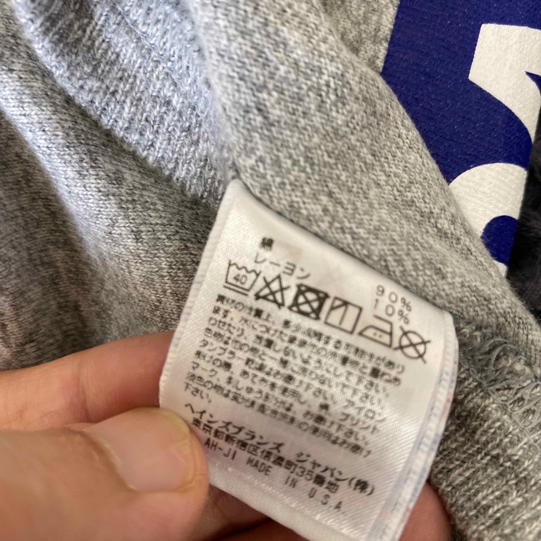 STANDARD CALIFORNIA(スタンダードカリフォルニア)のスタンダードカリフォルニア　チャンピオン　T1011 ボックスロゴ　Tシャツ　S メンズのトップス(Tシャツ/カットソー(半袖/袖なし))の商品写真