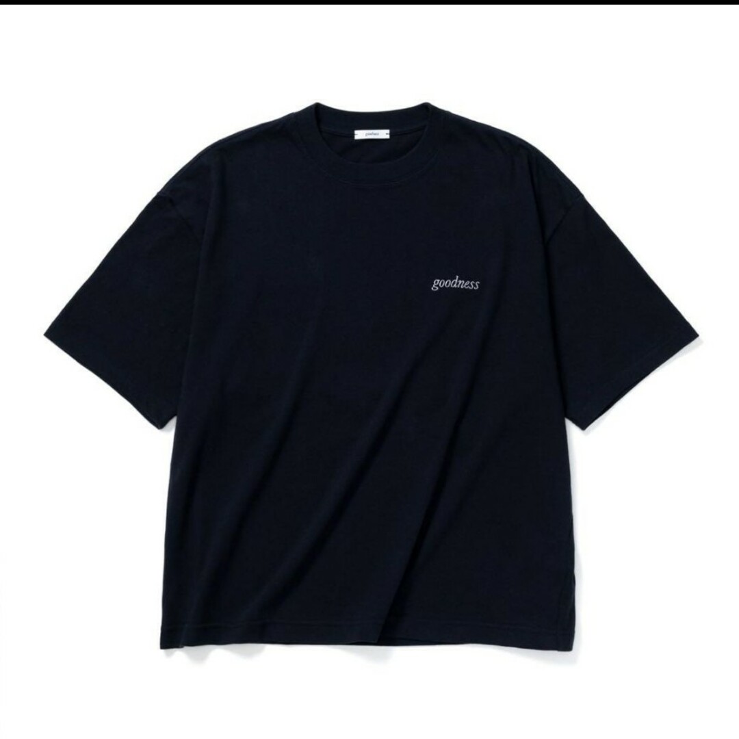 1LDK SELECT(ワンエルディーケーセレクト)のgoodness logo crew neck Tシャツ 3 navy XL メンズのトップス(Tシャツ/カットソー(七分/長袖))の商品写真