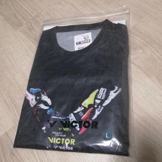 ビクター(Victor)のビクター Tシャツ T-25010 C ブラック M バドミントンシャツ(バドミントン)