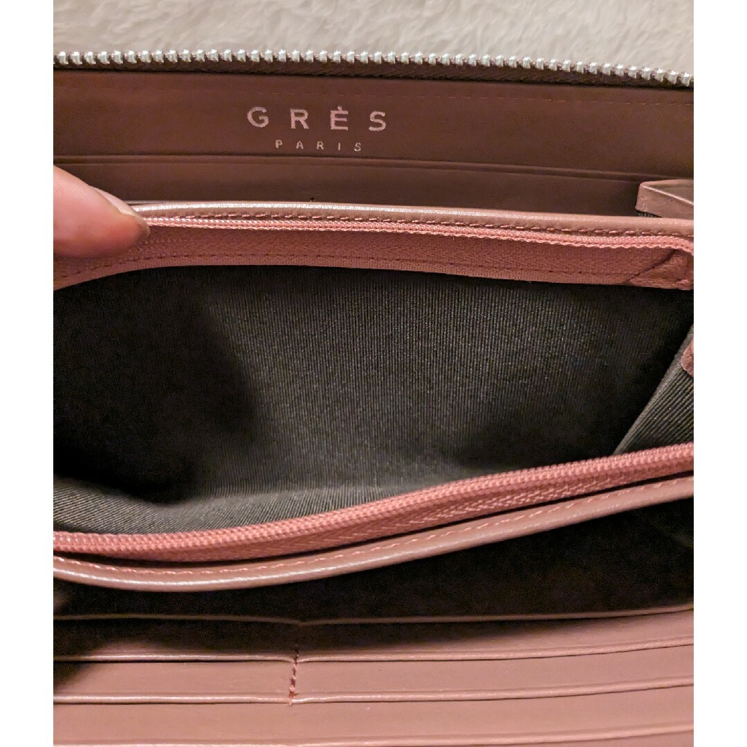 【高級・タグ付き未使用品】GRES　グレ　牛革・クロコダイル　長財布