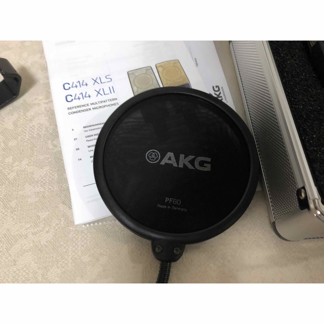 激安買取 店舗 C414 XLS AKG コンデンサーマイク ショックマウントや