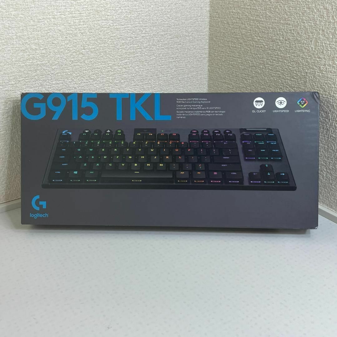 G915 TKL ゲーミングキーボード ワイヤレス クリッキー BS