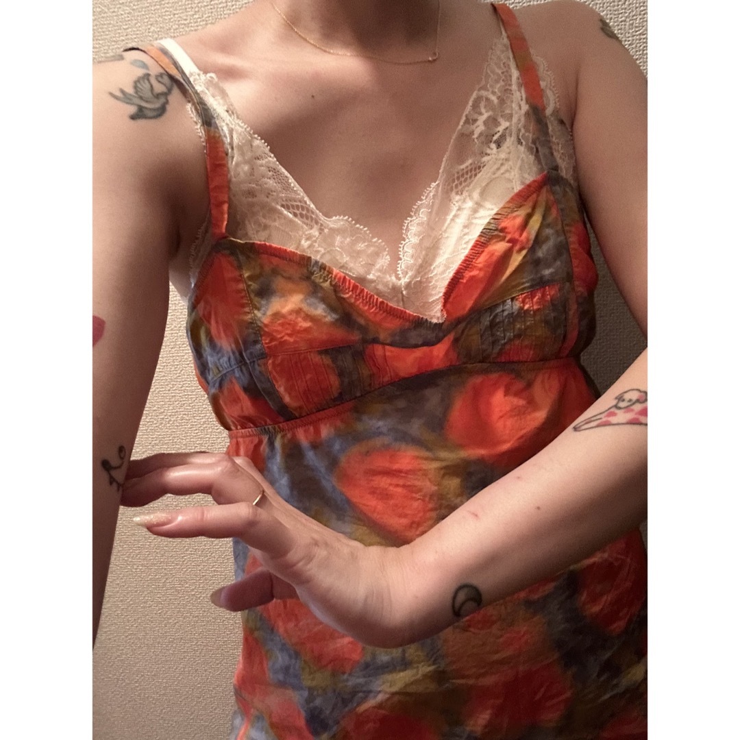 Marni(マルニ)の最終価格🌺🧡❤️💛MARNI flower camisole. レディースのトップス(キャミソール)の商品写真