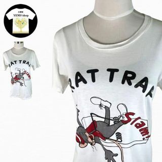 RNA SWEAT - RNA SWEAT 半袖Tシャツ Uネック ネズミプリント アニマル