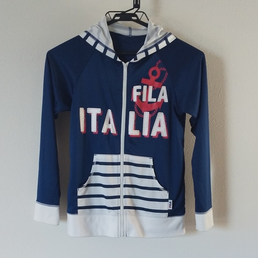 FILA(フィラ)のFILAラッシュガード紺140cm キッズ/ベビー/マタニティのキッズ服女の子用(90cm~)(その他)の商品写真