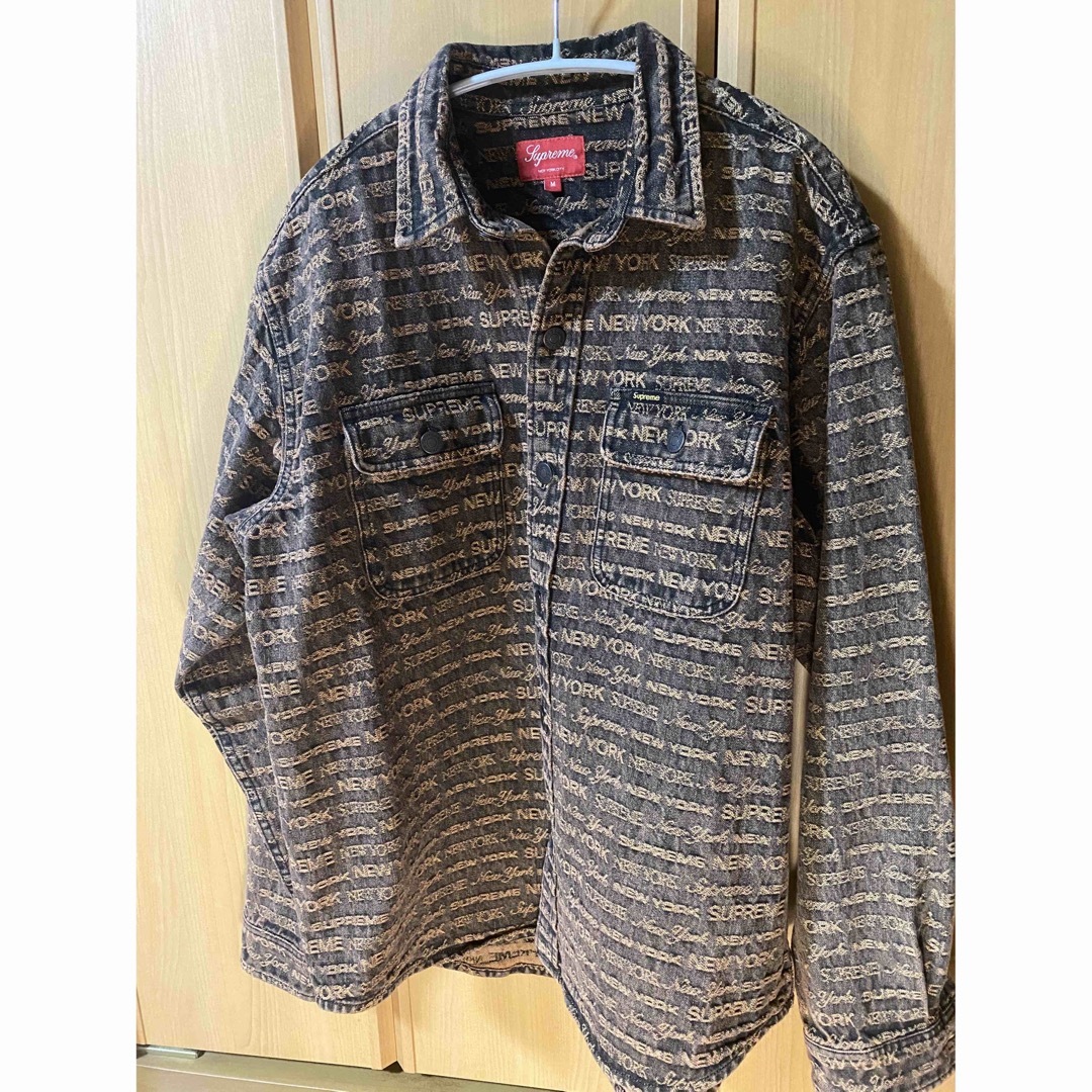 Supreme Multi Type Jacquard Denim Shirt