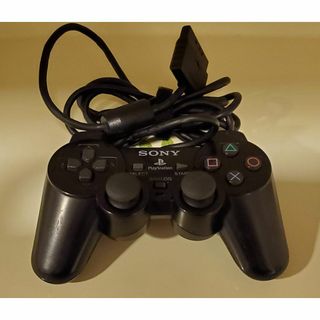 プレイステーション2(PlayStation2)のPS2コントローラー 純正品 ブラック(家庭用ゲーム機本体)