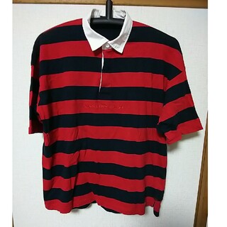 ジーユー(GU)のGU ラガーシャツ(Tシャツ/カットソー(半袖/袖なし))