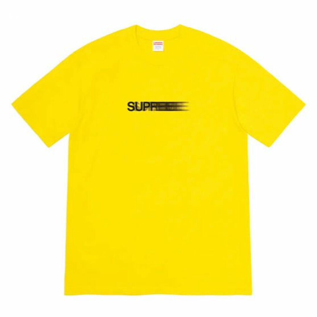 20SS Supreme Motion Logo Tee Yellow