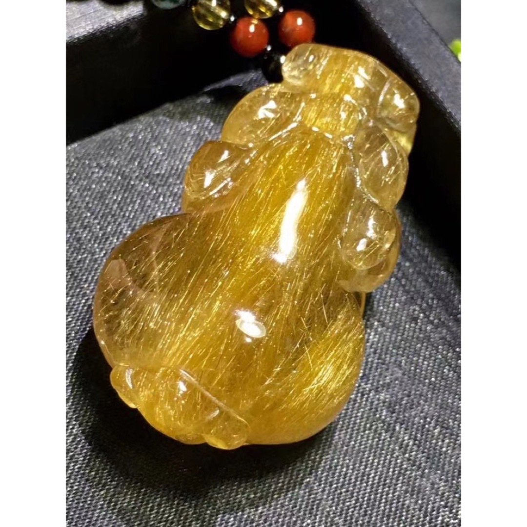 【天然】タイチンルチルクオーツ ルース 3.8g