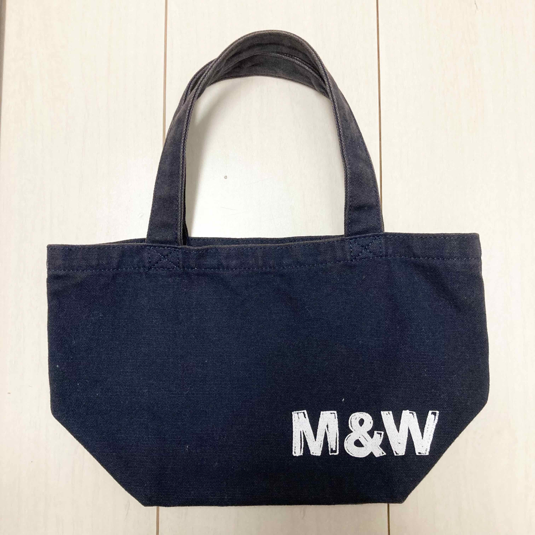 MARKS&WEB(マークスアンドウェブ)のマークスアンドウェブ　M&W  コットンキャンバストートバッグ　S  ネイビー レディースのバッグ(トートバッグ)の商品写真